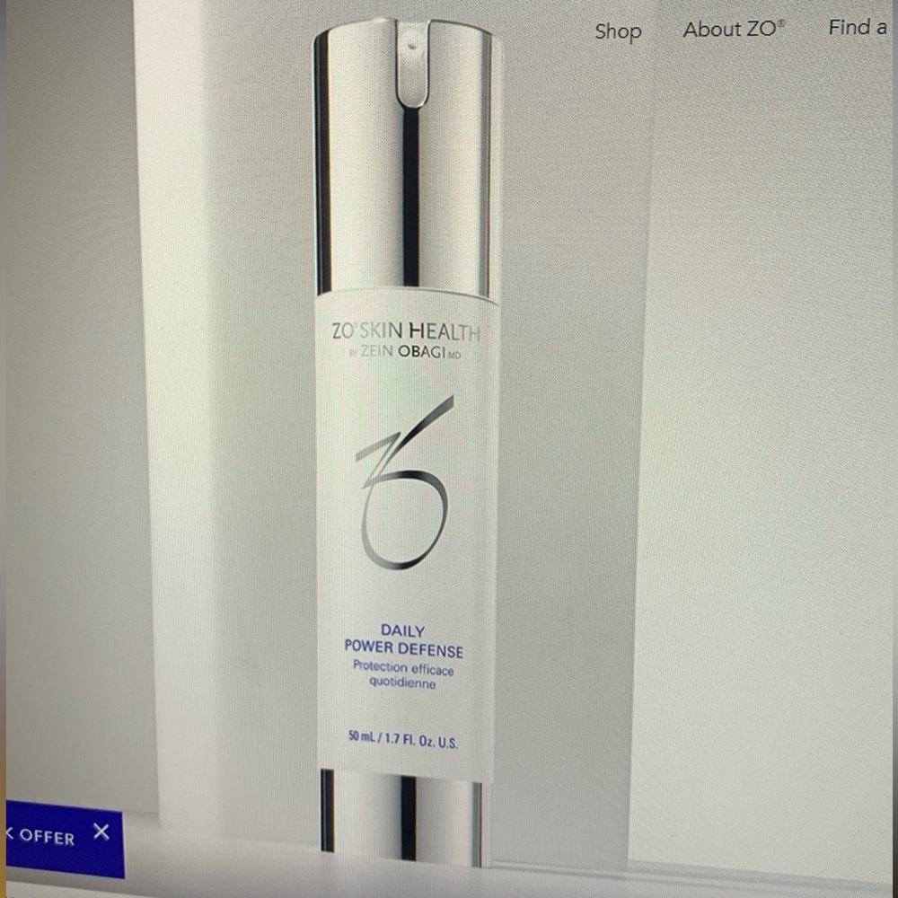 ZO Skin Health Daily Power Defense. 1.7 ounce. Used once. Exp Jan 2026.